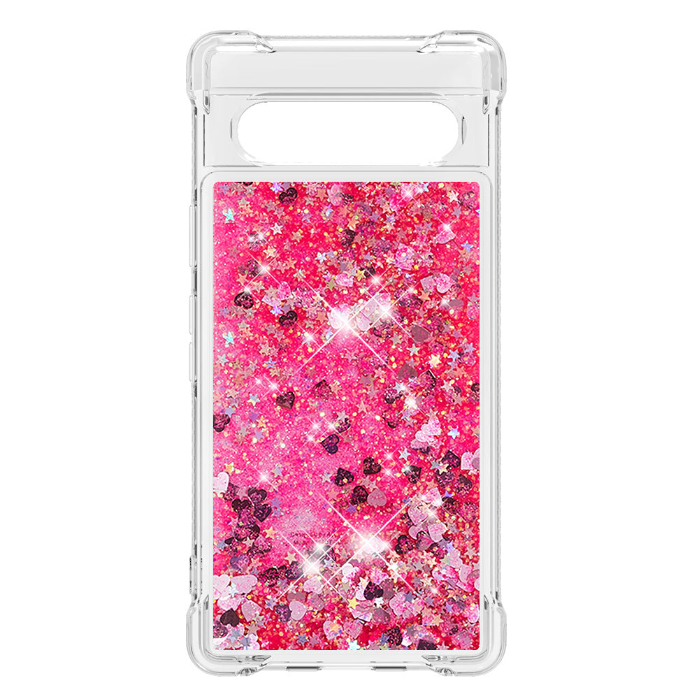 YB Quicksand Series-1 for Google Pixel 7a Quicksand Flowing Glitter Soft TPU Case Anti-scratch Cell Phone Cover YB Quicksand Series-1 for Google Pixel 7a Quicksand Flowing Glitter Soft TPU Case Anti-scratch Cell Phone Cover